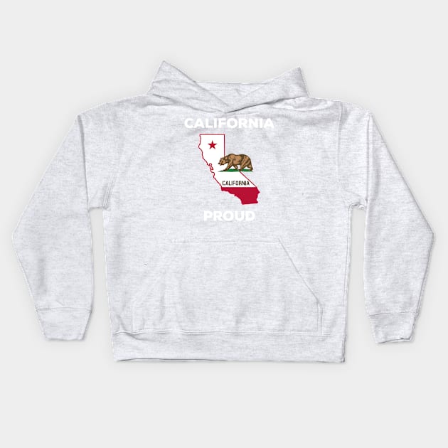 California Proud Kids Hoodie by CoastalDesignStudios